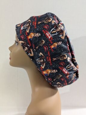 Rocky, Euro Style Scrub Cap, Scrub Cap, Chemo Hat